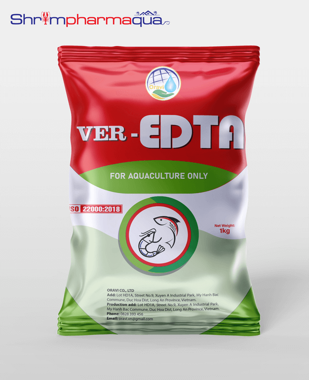 VER-EDTA – Xử lý kim loại nặng và ổn định pH trong ao nuôi.