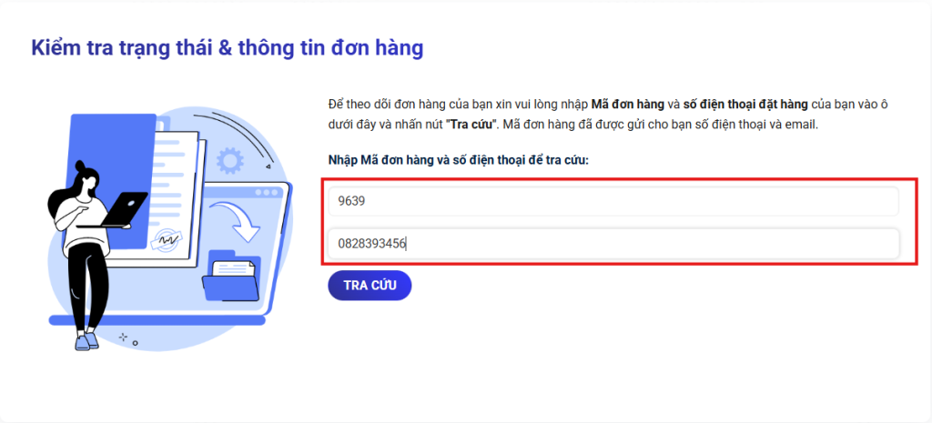 TRA CỨU ĐƠN HÀNG