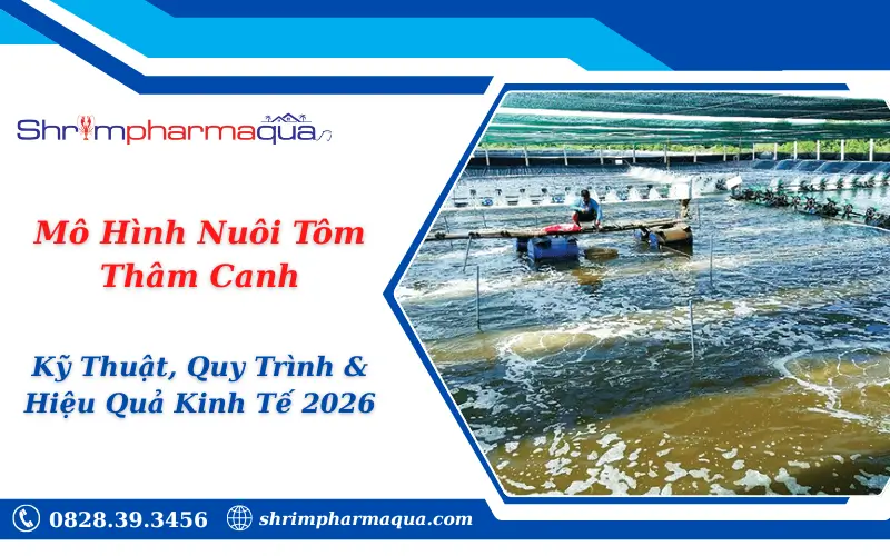 Mô Hình Nuôi Tôm Thâm Canh: Kỹ Thuật, Quy Trình & Hiệu Quả Kinh Tế 2026